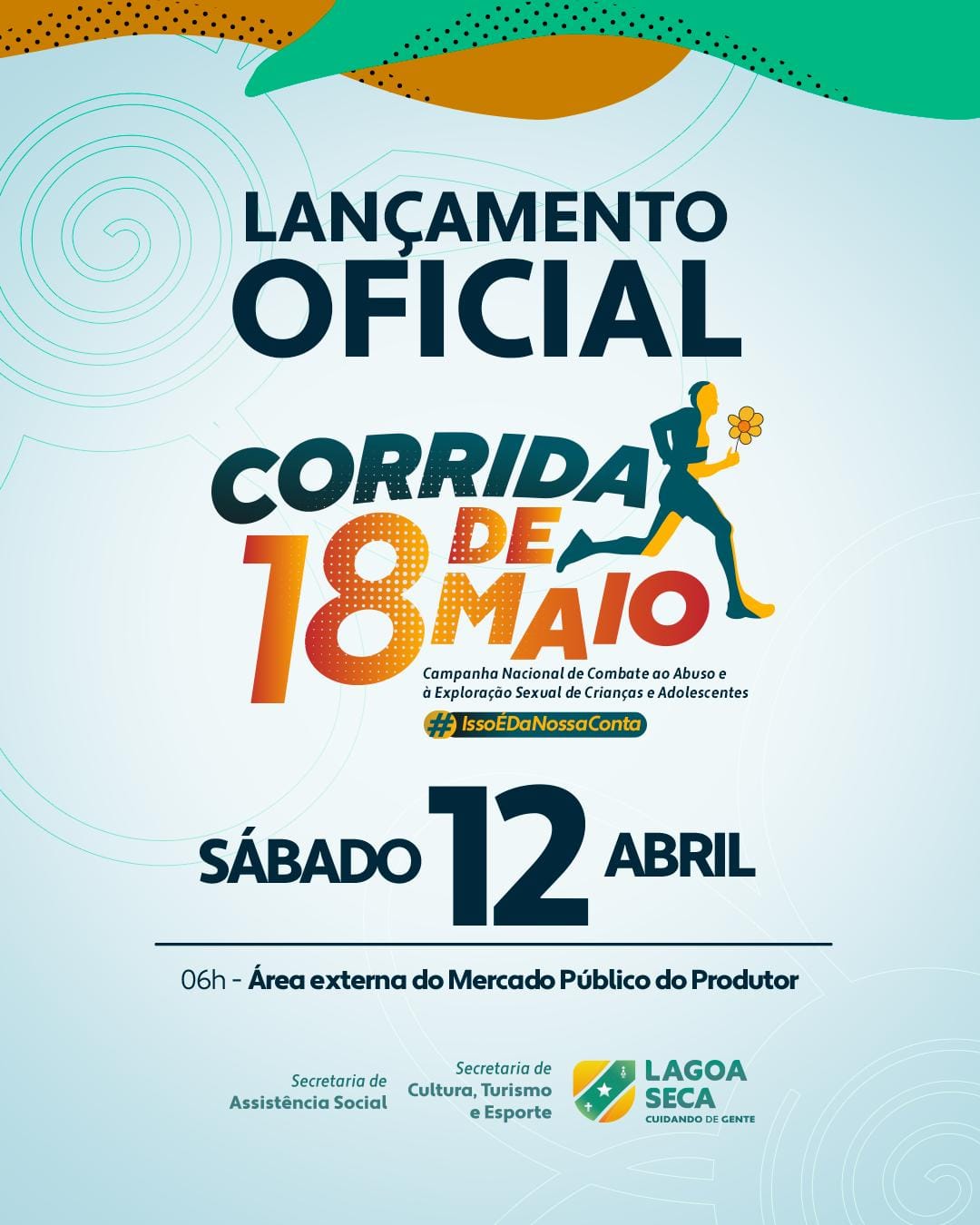 Lagoa Seca realiza lançamento oficial da 1ª Corrida 18 de Maio