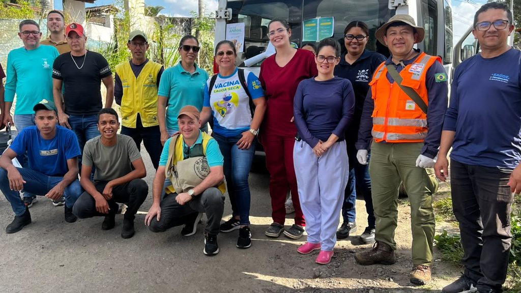 Primeiro dia da campanha antirrábica imuniza 330 cães e gatos em Lagoa Seca Primeiro dia da campanha antirrábica imuniza 330 cães e gatos em Lagoa Seca